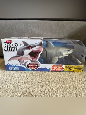 Robo Alive Great White Shark